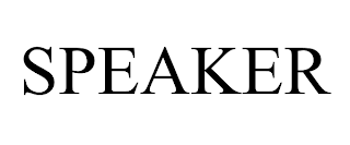 SPEAKER trademark