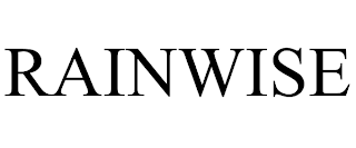 RAINWISE trademark