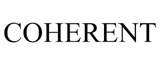 COHERENT trademark