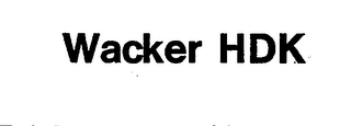 WACKER HDK trademark