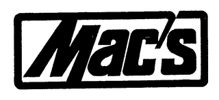 MAC'S trademark