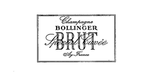 CHAMPAGNE BOLLINGER BRUT SPECIAL CUVEE AY-FRANCE