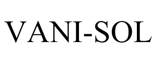 VANI-SOL trademark