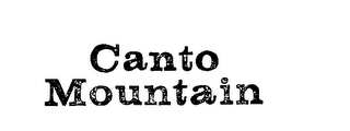 CANTO MOUNTAIN