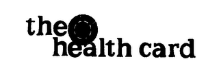 THE HEALTH CARD trademark