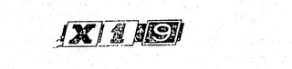 X 1 9 trademark