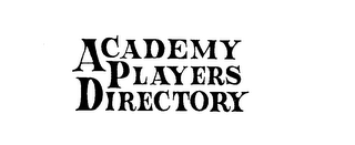 ACADEMY PLAYERS DIRECTORY