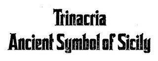 TRINACRIA ANCIENT SYMBOL OF SICILY