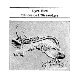 EDITIONS DE L'OISEAU-LYR