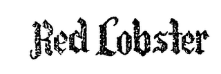 RED LOBSTER trademark