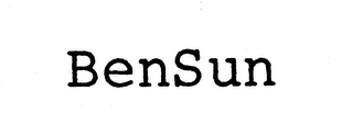 BENSUN trademark