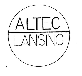 ALTEC LANSING