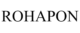ROHAPON trademark