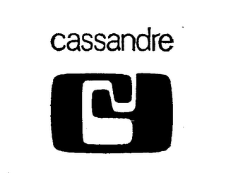 CASSANDRE C trademark