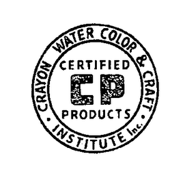 CP CERTIFIED PRODUCTS CRAYON WATER COLOR & CRAFT INSTITUE INC.