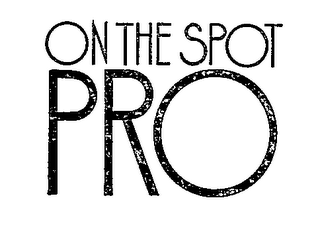 ON THE SPOT PRO