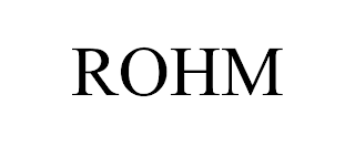 ROHM trademark