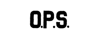 O.P.S. trademark