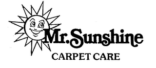 MR. SUNSHINE CARPET CARE trademark
