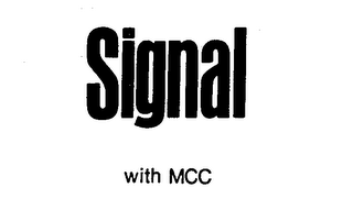 SIGNAL WITH MCC trademark