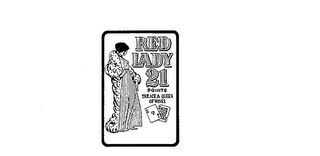 RED LADY 21 POINTS THE ACE & QUEEN OF WINES