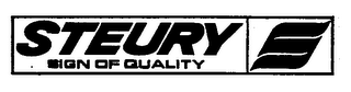 STEURY SIGN OF QUALITY trademark