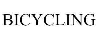BICYCLING trademark