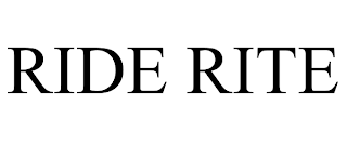 RIDE RITE trademark