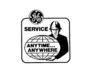 SERVICE ANYTIME ... ANYWHERE GE trademark