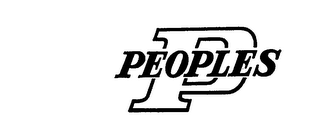 P PEOPLES