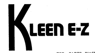 KLEEN E-Z trademark