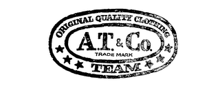 A.T. & CO. ORIGINAL QUALITY CLOTHING TEAM