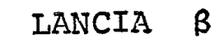 LANCIA B trademark