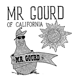 MR GOURD OF CALIFORNIA (PLUS OTHER NOTATIONS)