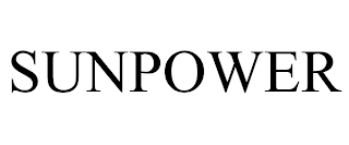 SUNPOWER trademark