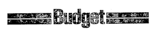 BUDGET trademark