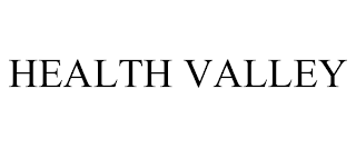 HEALTH VALLEY trademark