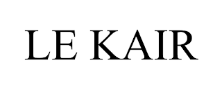LE KAIR trademark