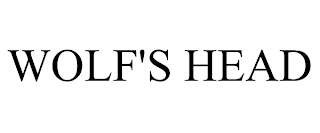 WOLF'S HEAD trademark