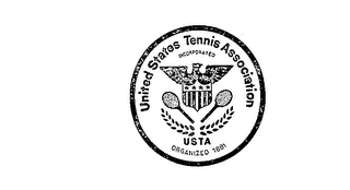 UNITED STATES TENNIS ASSOCIATION INCORPORATED USTA ORGANIZED 1881