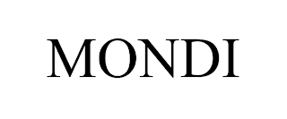 MONDI trademark