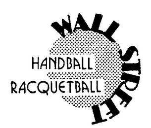 WALL STREET, HANDBALL, RACQUETBALL trademark