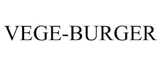 VEGE-BURGER trademark