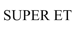 SUPER ET trademark