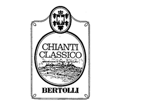 CHIANTI CLASSICO BERTOLLI DENOMINAZIONE DI ORIGINE CONTROLLATA