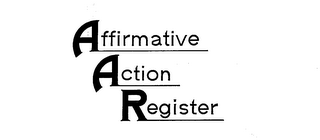 AFFIRMATIVE ACTION REGISTER