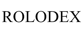 ROLODEX trademark