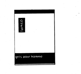 GRES PARIS GRES POUR HOMME trademark