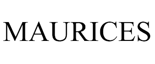 MAURICES trademark