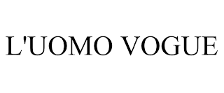 L'UOMO VOGUE trademark